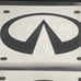 Infiniti Brand New Front Vanity Metal Plate Frame Holder (2 Pack)