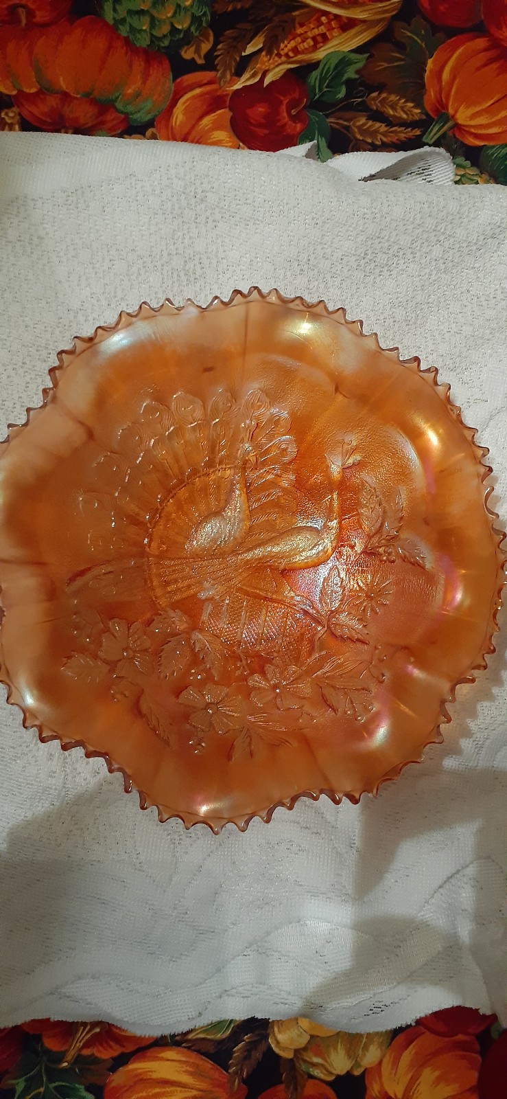 Vintage carnival glass
