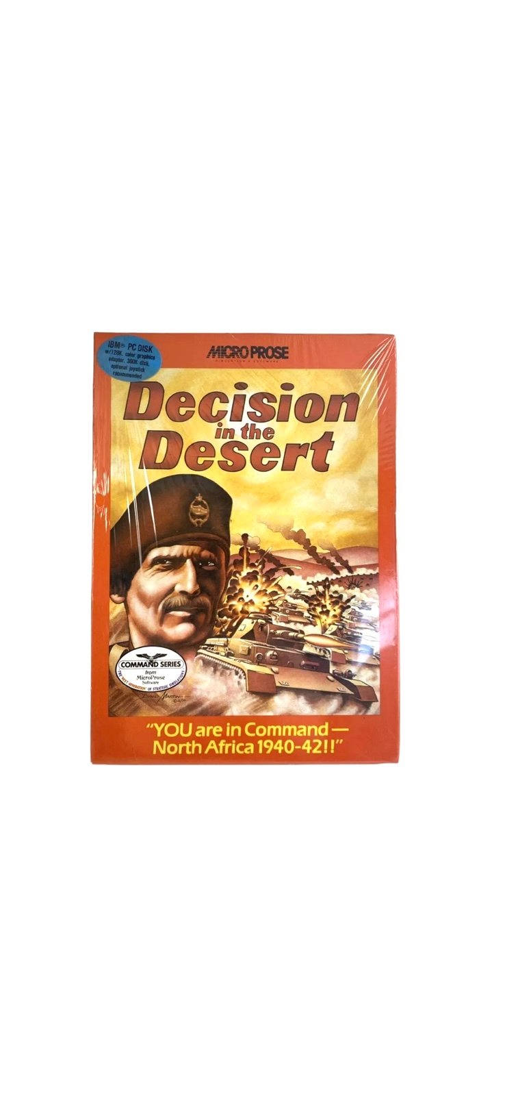 Decision in the Desert IBM (PC) 128k Microprose Computer Game Big Box New Sealed