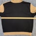 Baby Phat Hoodie Womens 3X Black Tan Colorblock Fleece 1/4 Zip Ruched Sleeve Y2K