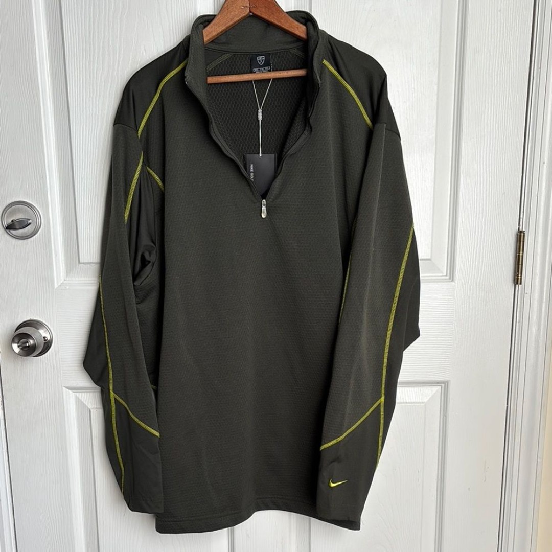 NEW NWT NIKE Golf Therma Fit 1/4 zip Active pullover long sleeve top size XXL