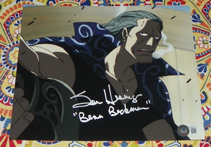 Sean Hennigan Benn Beckman One Piece Signed 8x10 Photo Auto Beckett BAS READ