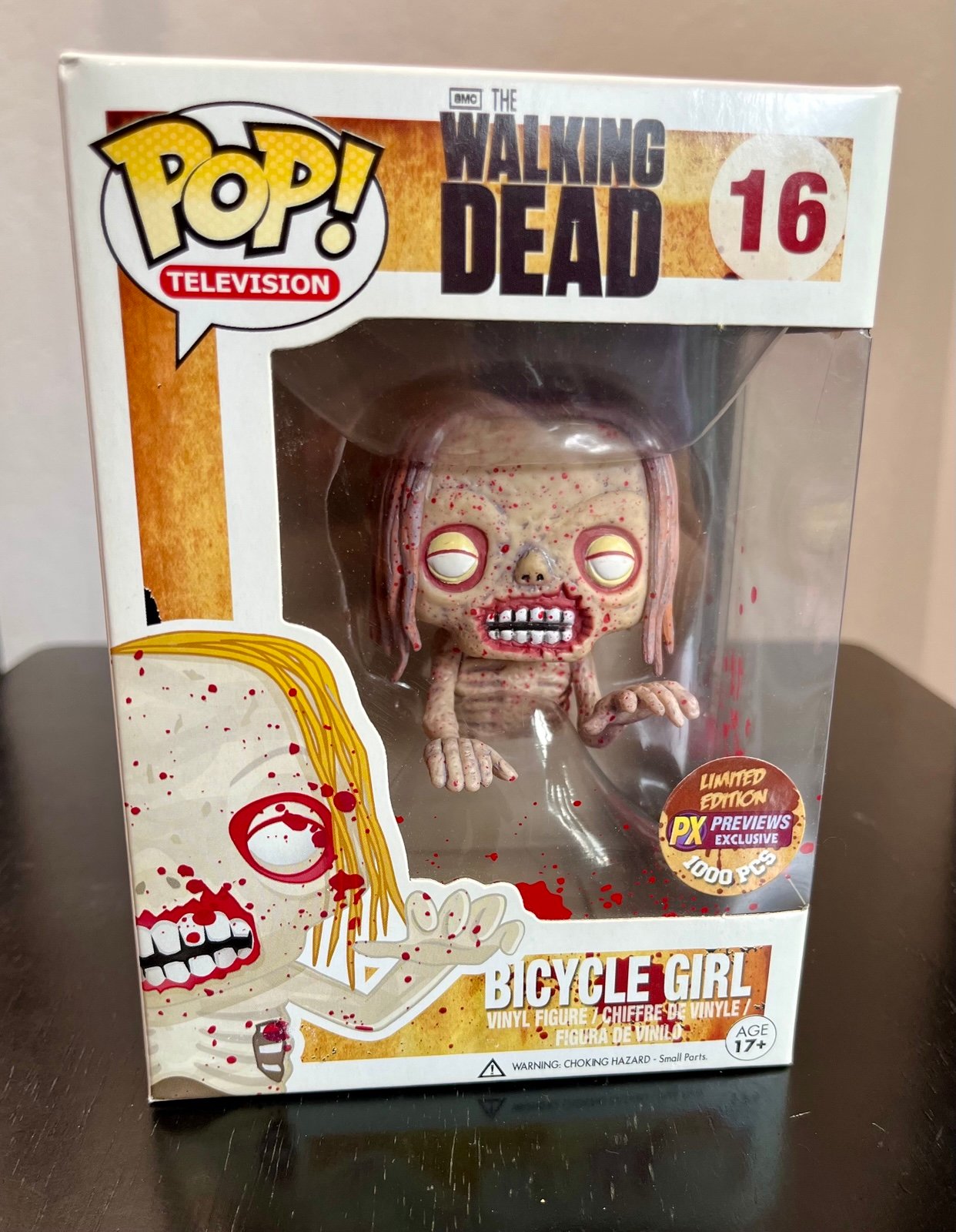 Funko The Walking Dead Bicycle Girl #16 PX Previews Exclusive 1000 PCS In Armour