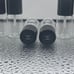 Chanel set of 12 glass sample jars