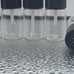 Chanel set of 12 glass sample jars