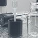 Chanel set of 12 glass sample jars
