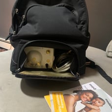 Medela Breastpump and book bag