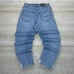 Vintage Silver Tab Levis Jeans Flared Light Wash Denim Loose Fit 100% Cotton 90s