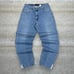 Vintage Silver Tab Levis Jeans Flared Light Wash Denim Loose Fit 100% Cotton 90s