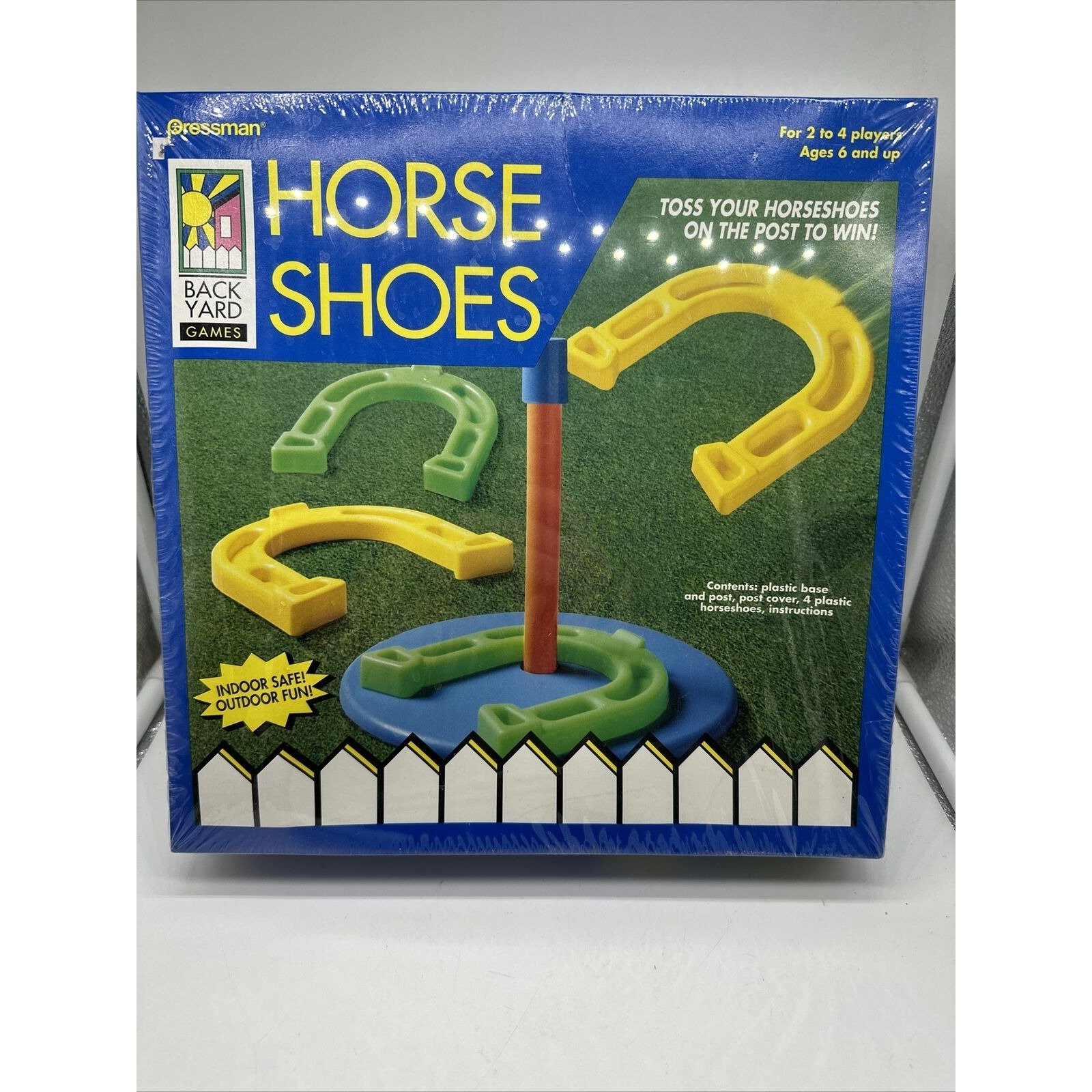 Vintage 1993 Pressman Toy Co. Backyard Games Horse Shoes Sealed Rare