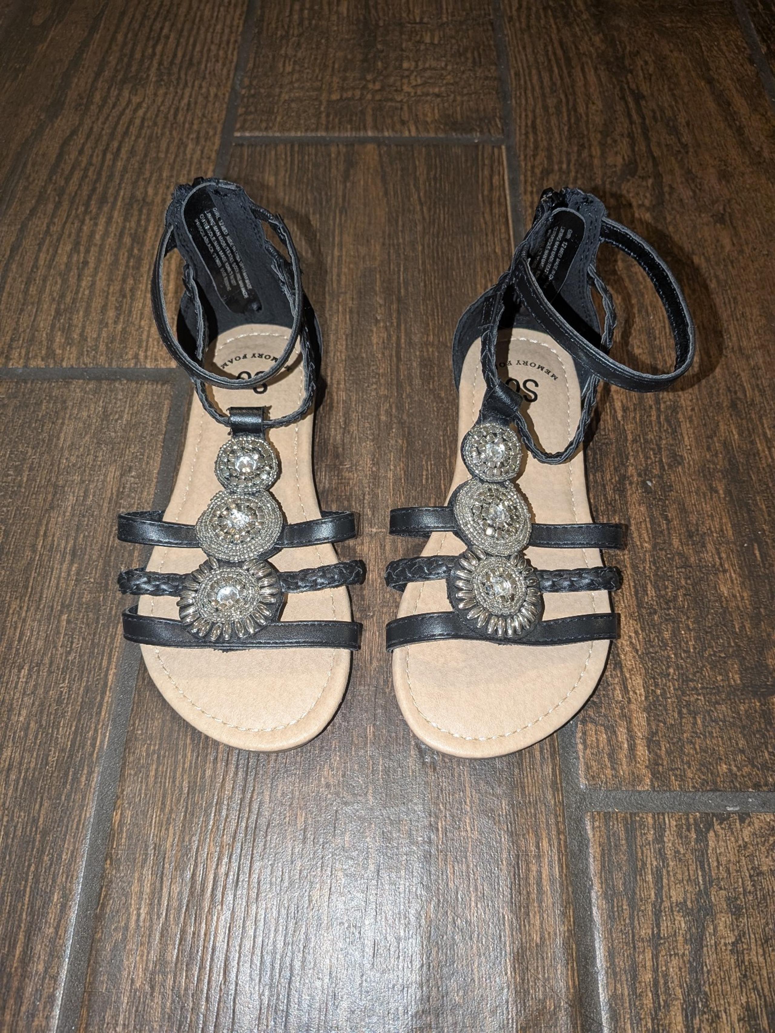 SO Jeweled Gladiator Sandals