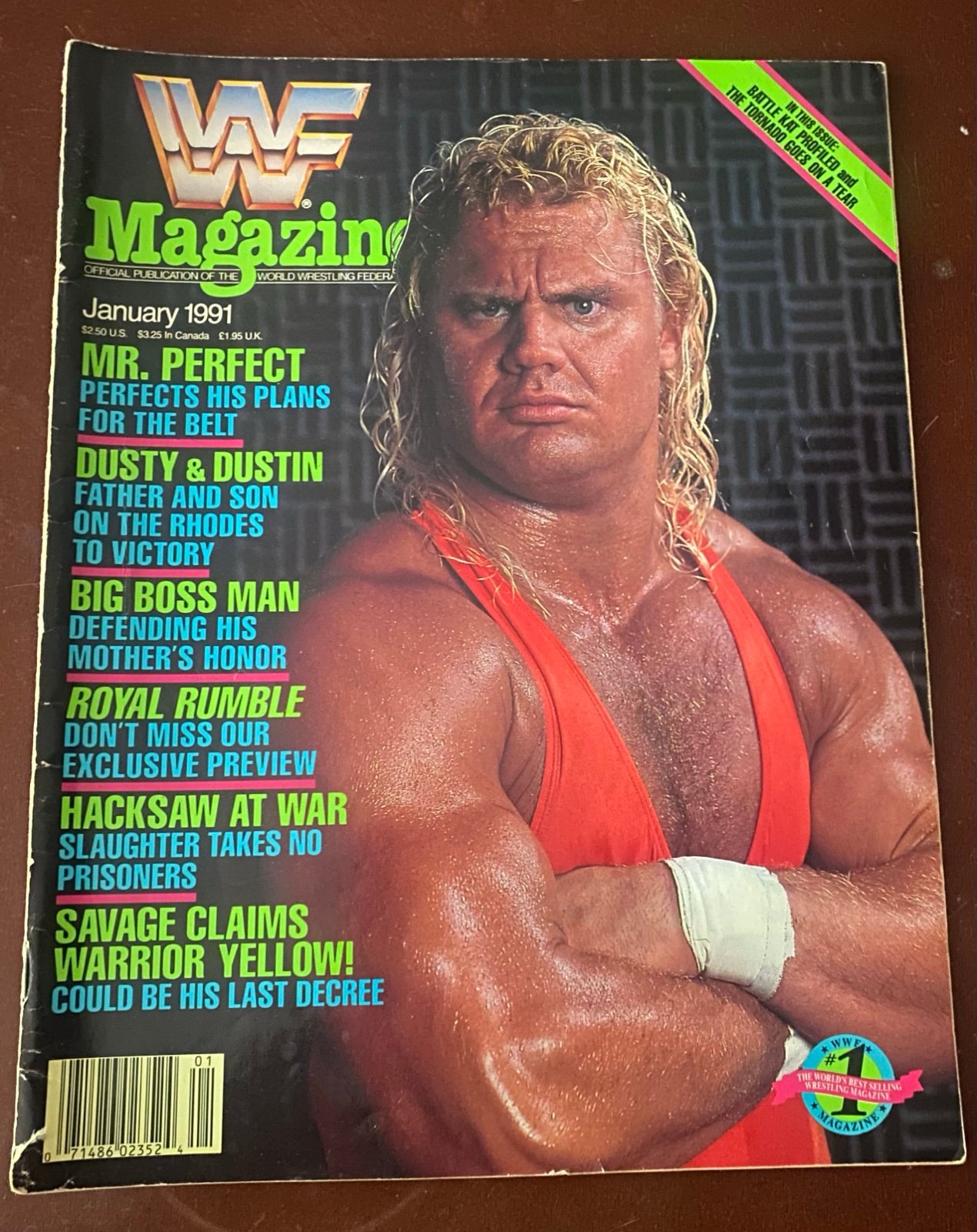 WWF Magazine January 1991 Mr. Perfect