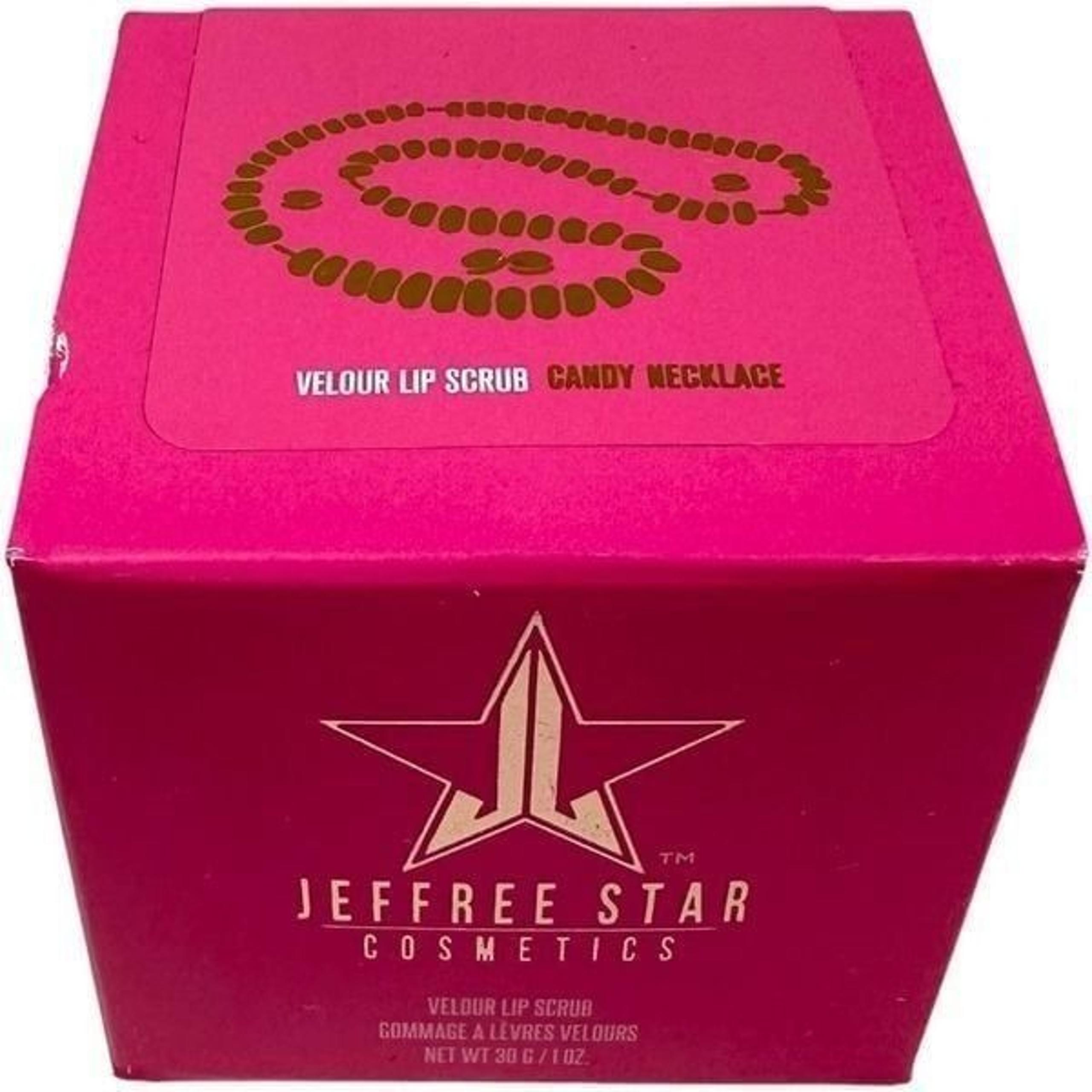 Jeffree Star Cosmetics Velour Lip Scrub in Candy Necklace NWT