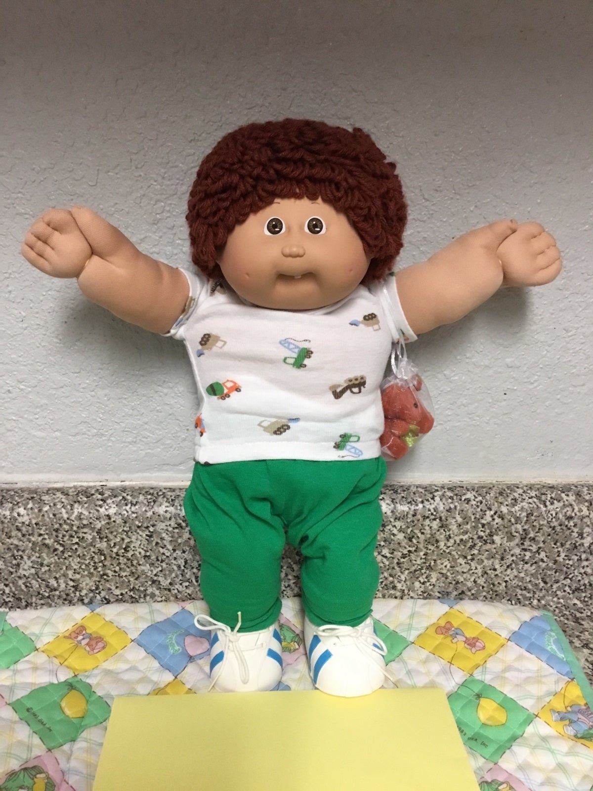 Vintage Cabbage Patch Kid Auburn Loops Brown Eyes HM#5 OK Factory 1986