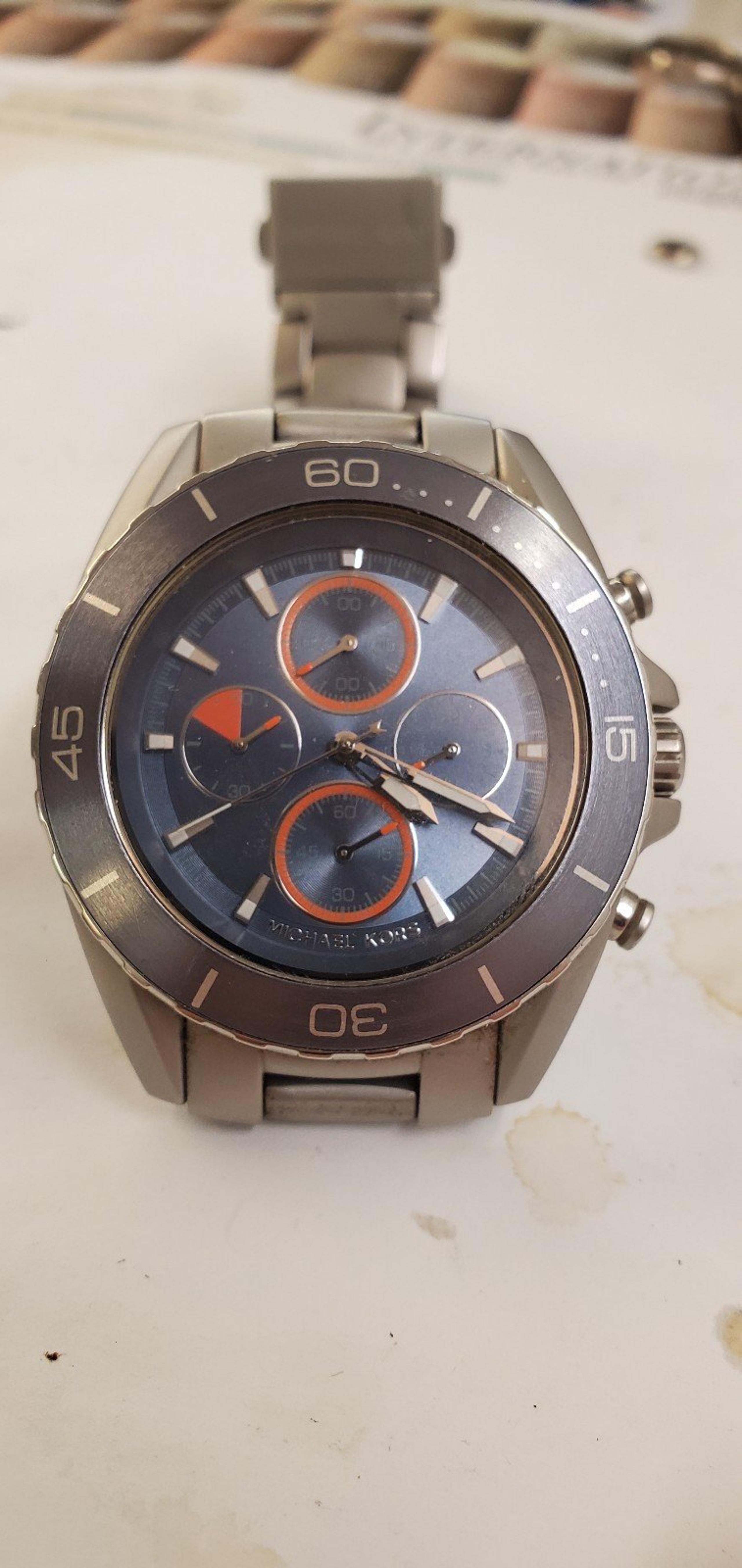 Michael Kors men watch 43mm Chronograph