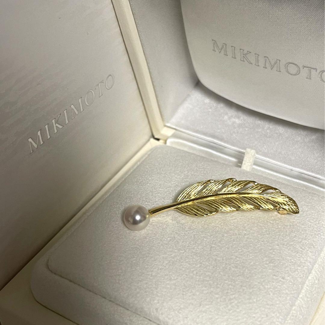 【Great Condition】Mikimoto Akoya Pearl 7.4mm K18YG