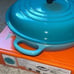 NIB Le Creuset Signature Cast Iron 2.25 Quart Braiser, Caribbean