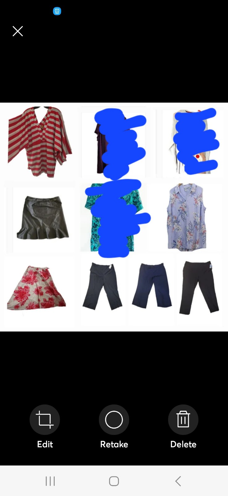Bundle of plus sized womens clothes