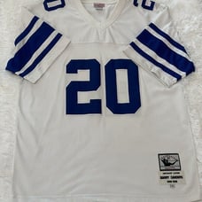 Mitchell and Ness Barry Sanders Throwback Jersey Size 56