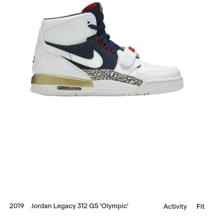 *NIKE: JORDAN LEGACY 312 OLYMPICS -*MEN'S SIZE: 10.5*