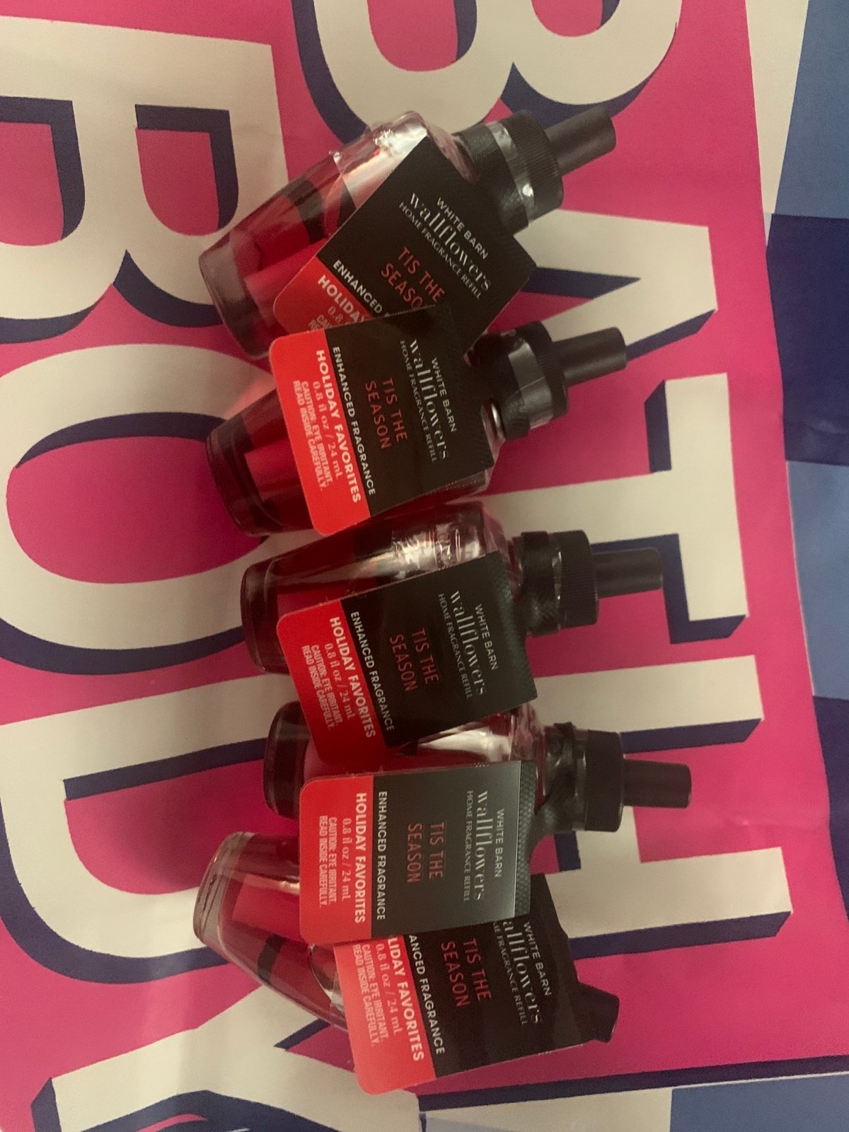 BBW 'TIS THE SEASON WALLFLOWER REFILLS X5