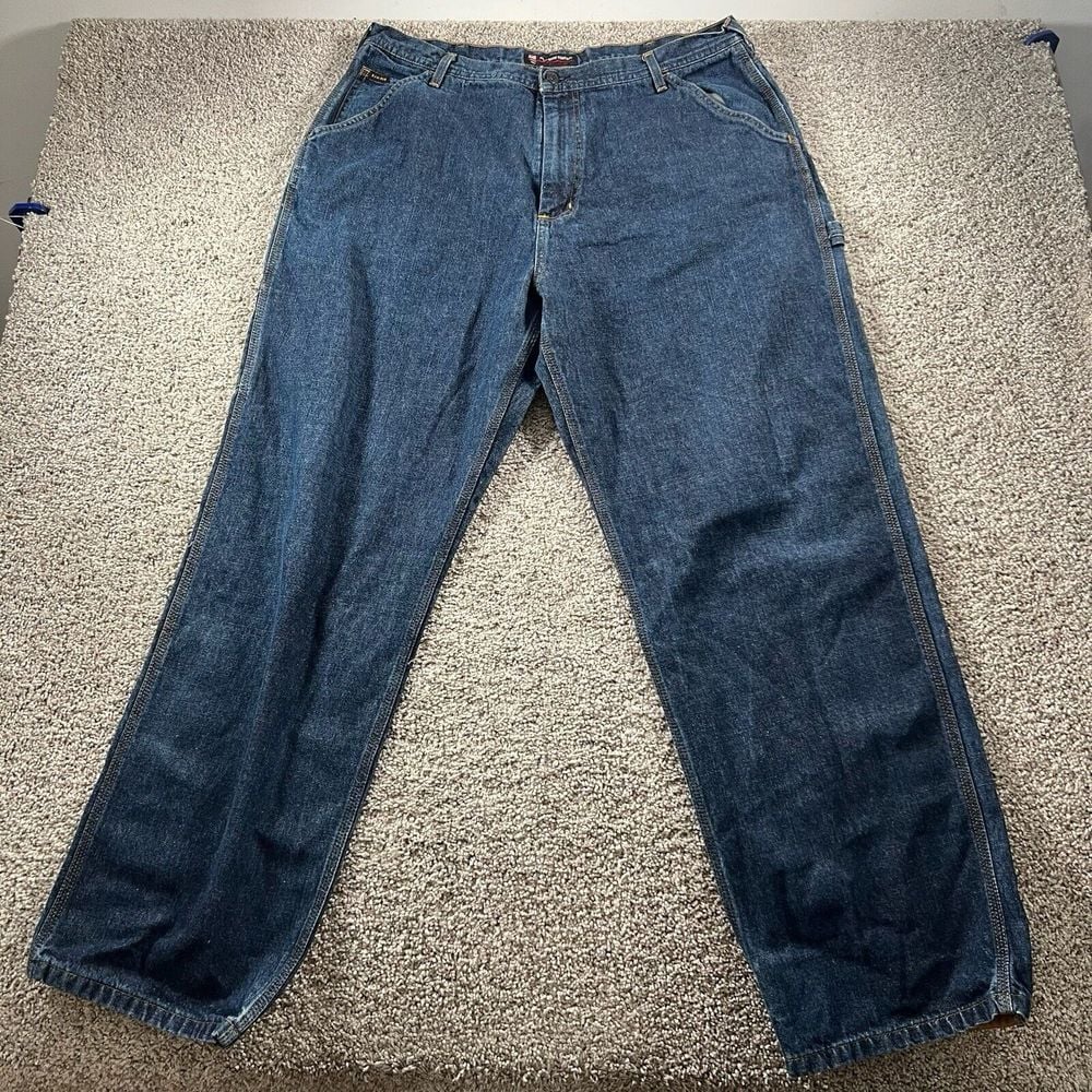 Vintage Polo Ralph Lauren Jeans Mens 38x34 Denim 90s Streetwear Baggy Skater Y2K
