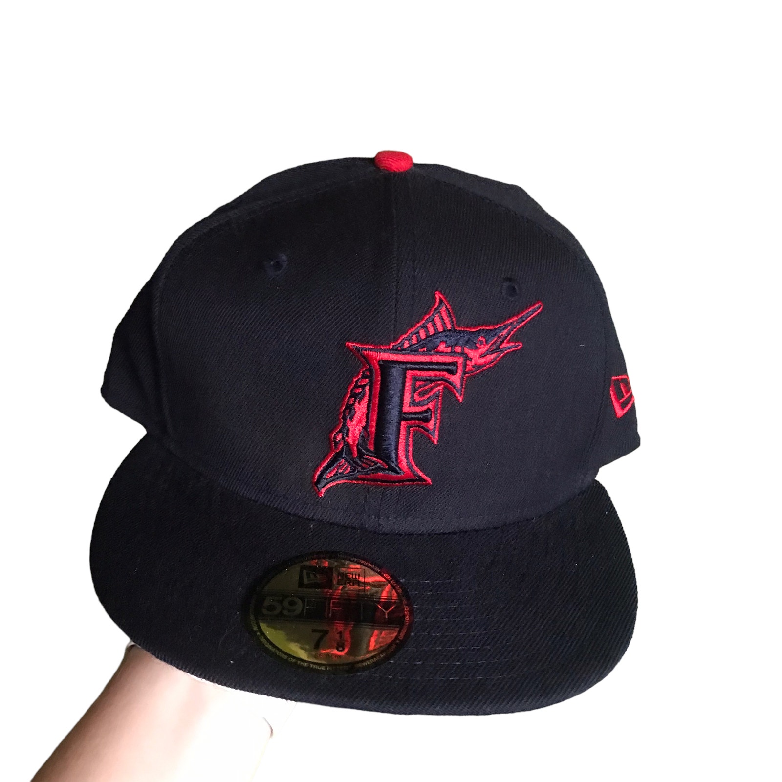 New Era miami Marlins fitted hat 7 1/8