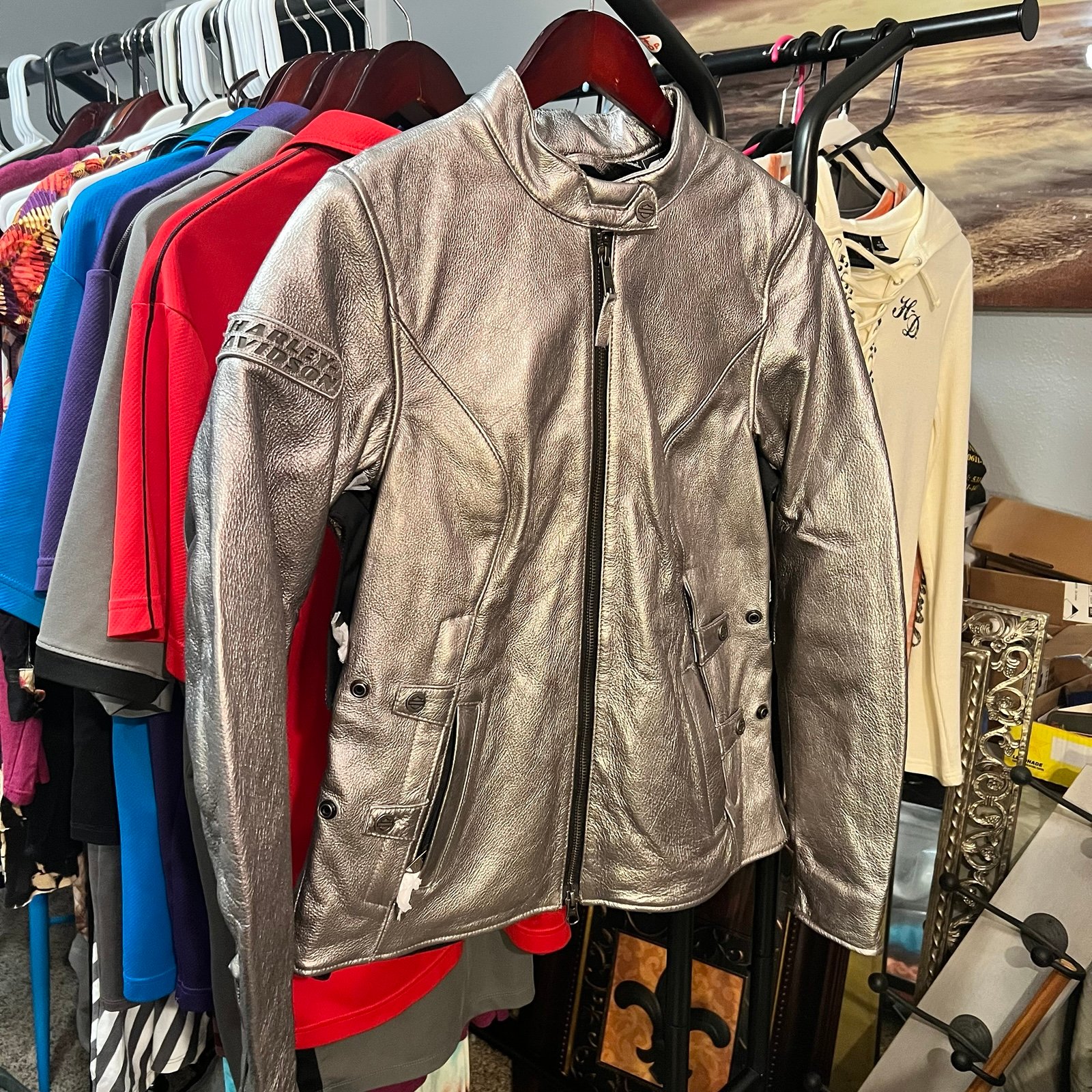 Harley Davidson Genuine Leather Paradigm Motorcycle Jacket