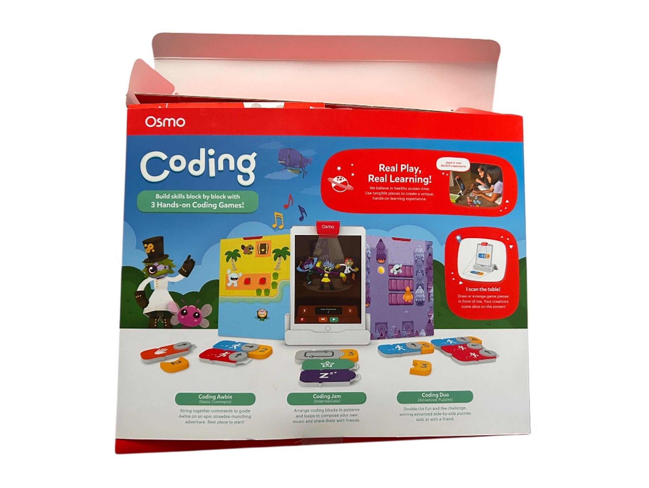 Osmo Coding Starter Kit for iPad Learning Games Stem Toy Kids New Open Box