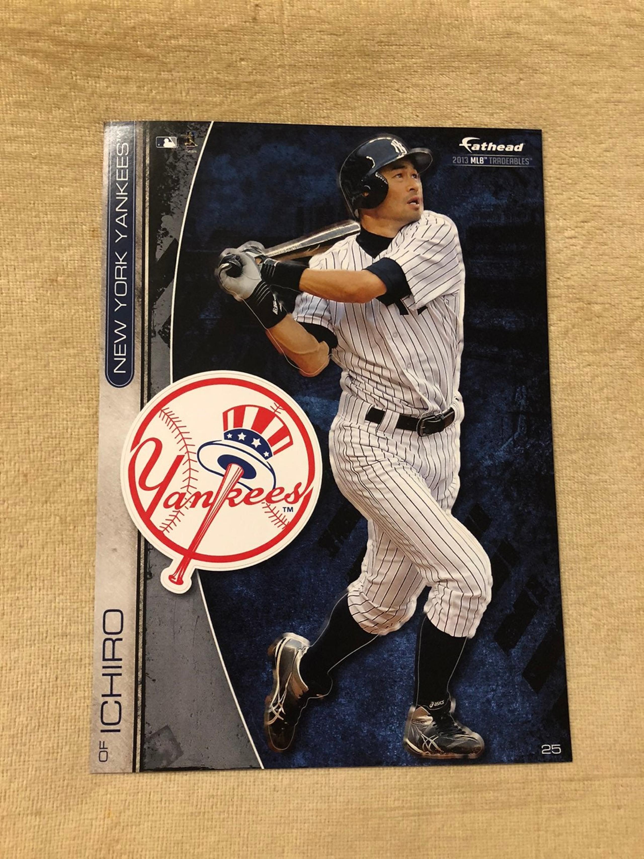 2013 Fathead Ichiro decal sheet Yankees