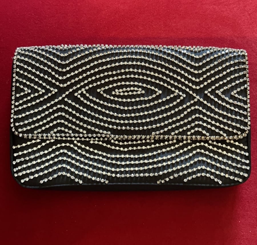 KATE LANDRY RHINESTONE HANDBAG