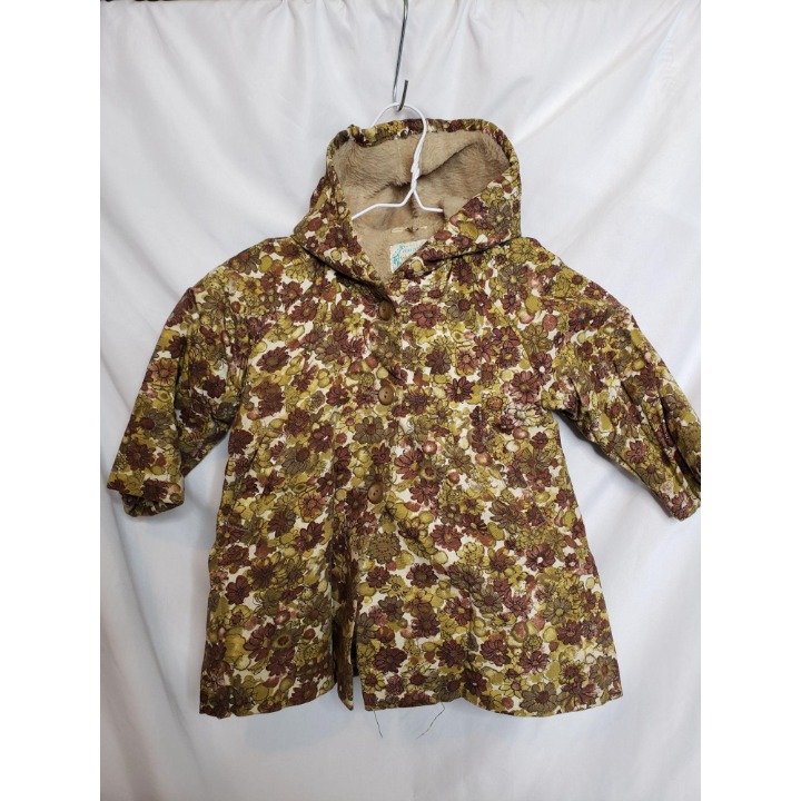 Vintage Penneys Toddlertime Coat Floral