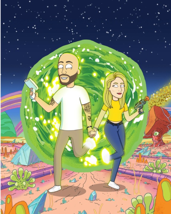 Rick and Morty Art (Customizable
