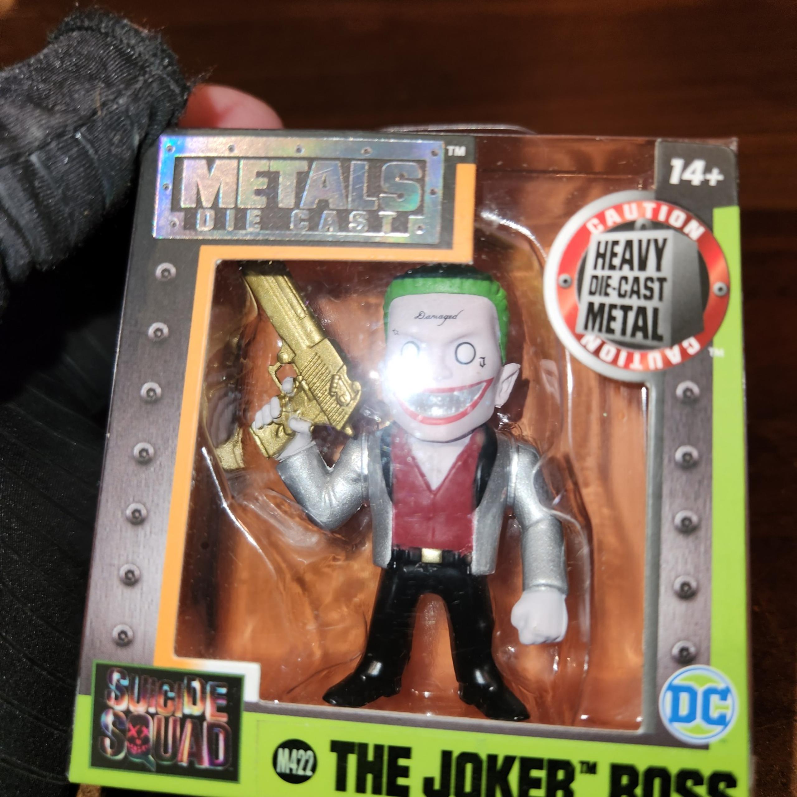 NEW Metals Die Cast mini figure DC Comics Suicide Squad Joker Boss Jada Toys