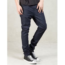 Nudie Jeans Pipe Led Slim Jeans 31 x 30 Dry Dark Navy Organic Cotton