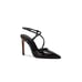 Schutz Aimee High Heels in Black Patent Leather 6.5 with Box Womens Mules