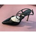 Schutz Aimee High Heels in Black Patent Leather 6.5 with Box Womens Mules