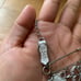 Juicy Couture Safety Pin Necklace Jewelry Silver