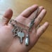 Juicy Couture Safety Pin Necklace Jewelry Silver