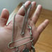 Juicy Couture Safety Pin Necklace Jewelry Silver