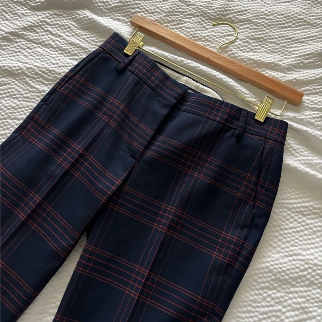 【TORY SPORT】YARN-DYED TWILL PANT Tory Burch Sport Yarn-Dyed Twill Wool Blend Tailored Golf