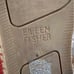 Eileen Fisher Flit Flat Leather Espadrille Flats Shoes Coral Red US 7.5 Women