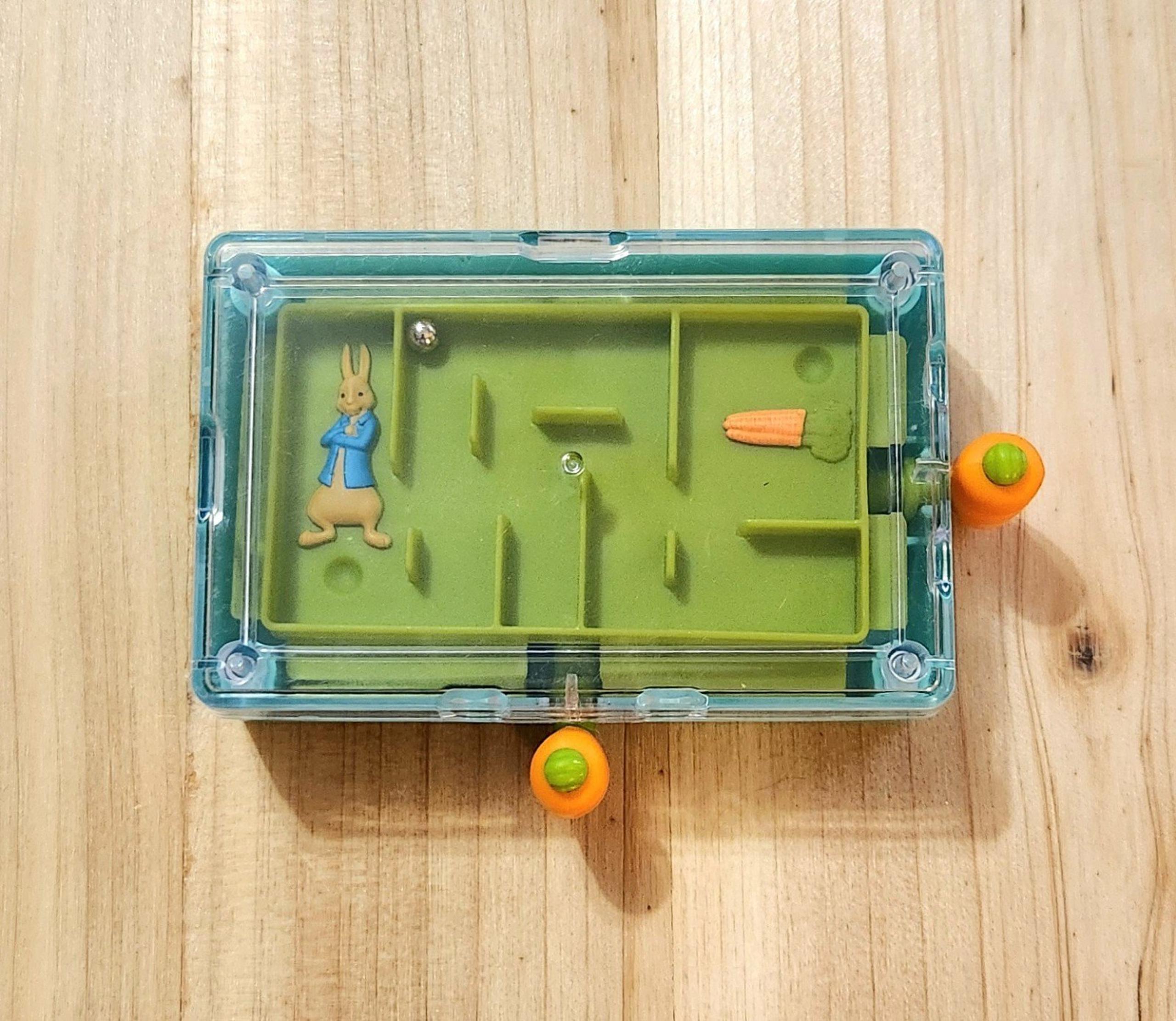 Mcdonald's 2017 #3 Peter Rabbit Warren Tilt Ball Maze Box Toy