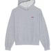 VS PINK GREY VALENTINES DAY HOODIE WITH HEART AND CHILLI PEPPER DESIGN SIZE XXL