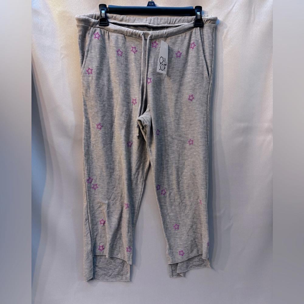 Chaser Stars Cozy Knit high-low super soft lounge pants size medium NWT