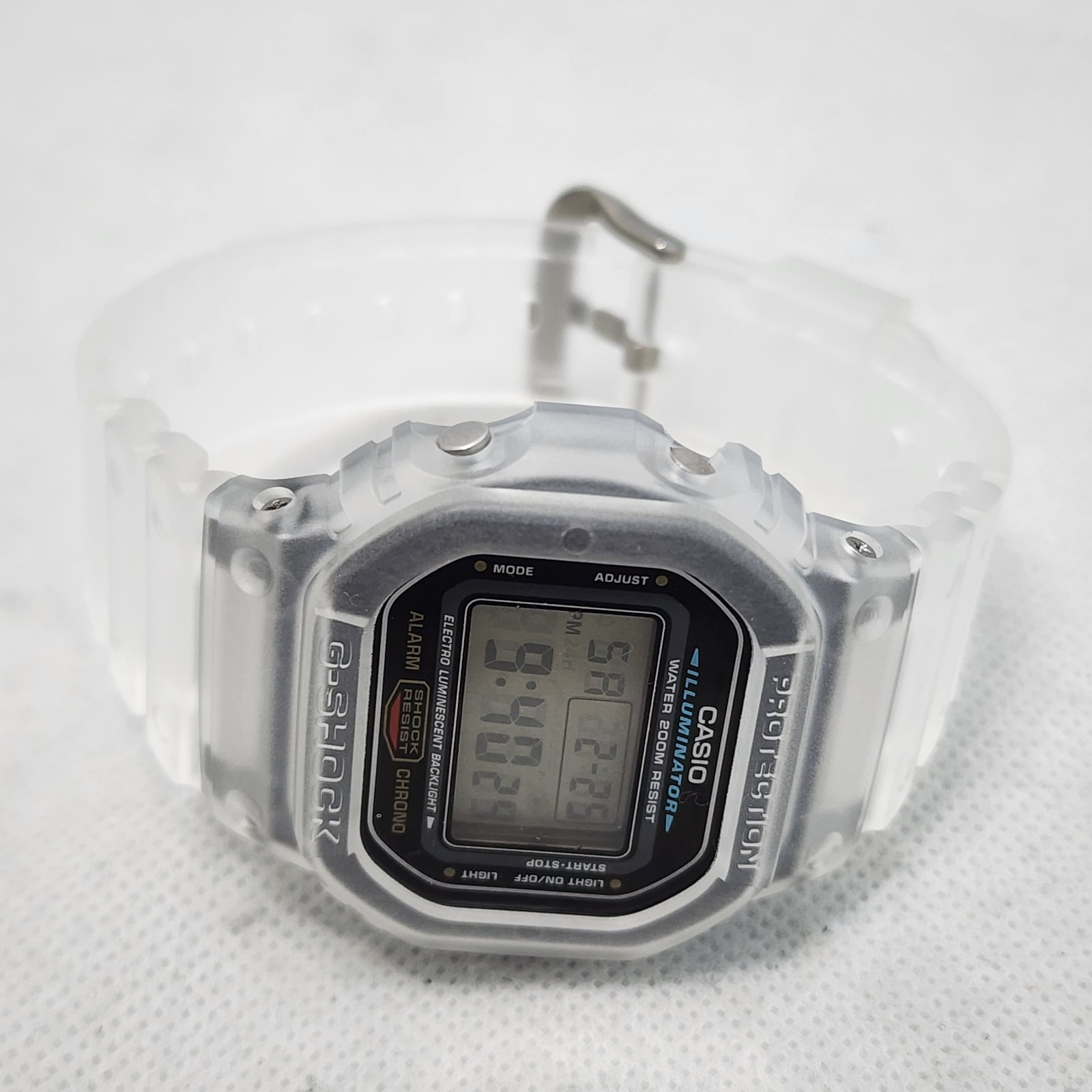 CASIO G-SHOCK DW-5600E #1545 Alarm Chronograph Men's Watch 45mm custom store bezel