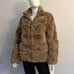 NWT CALVIN KLEIN FAUX FUR ZIPPED JACKET