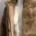 NWT CALVIN KLEIN FAUX FUR ZIPPED JACKET