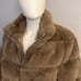 NWT CALVIN KLEIN FAUX FUR ZIPPED JACKET