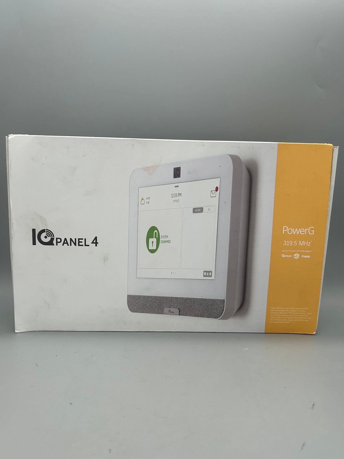 Qolsys IQ Panel 4 Touch Panel (IQP4001) for Parts or Repair
